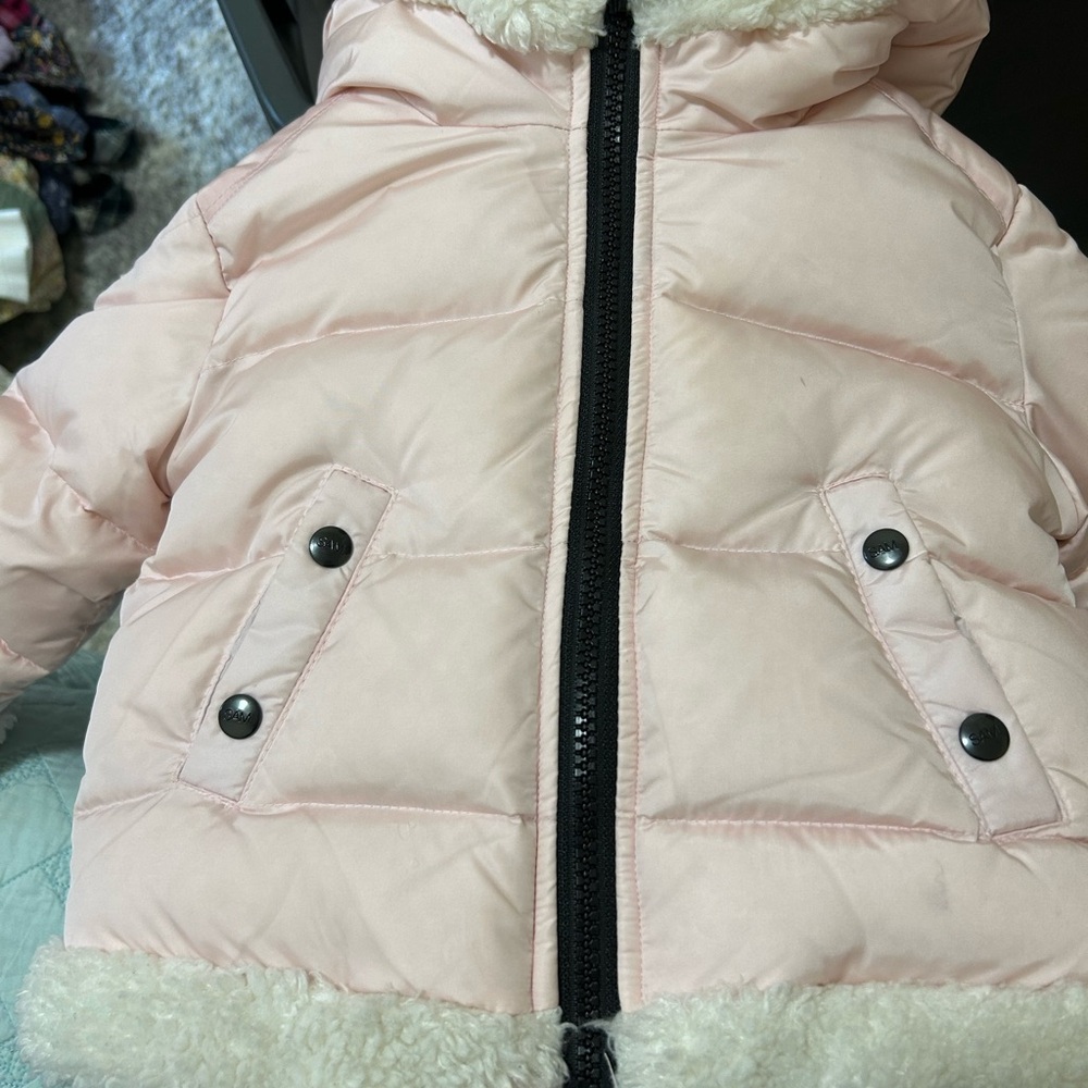 Pink fur Sam jacket